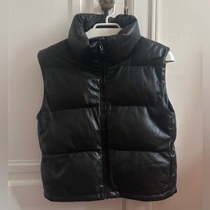 Wilfred Aritzia Black Puffer Vest